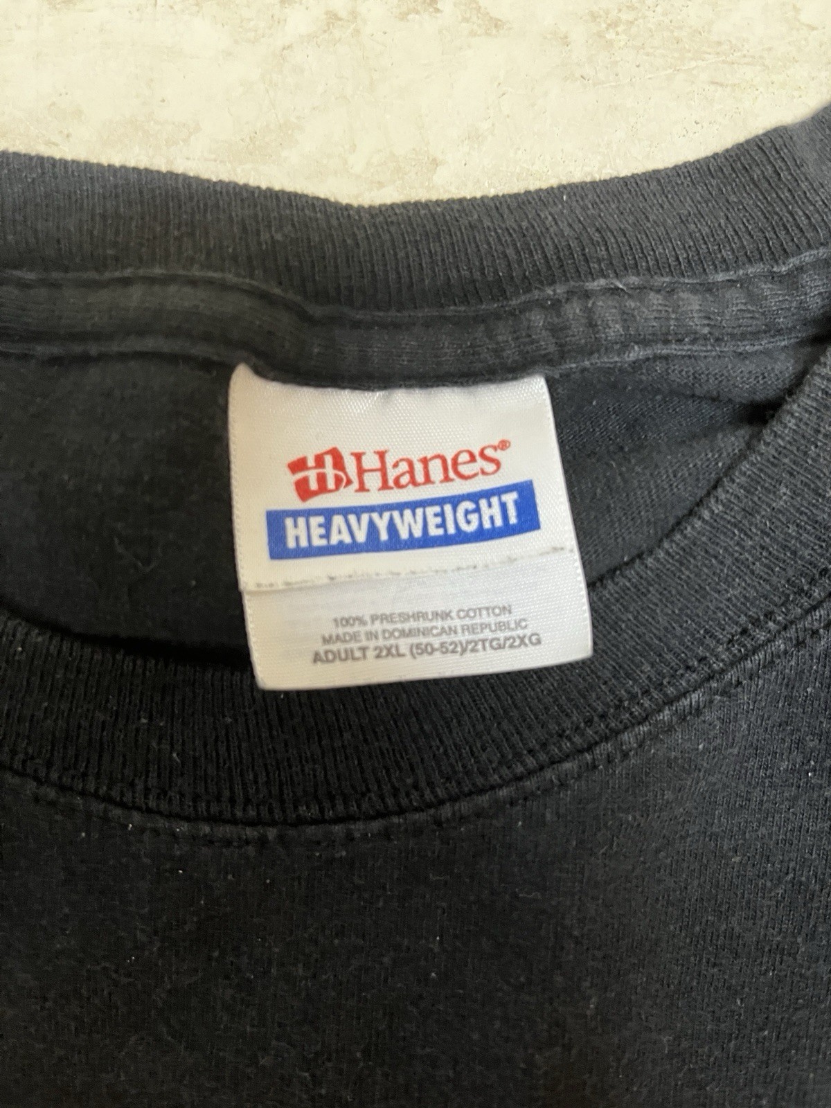 Hanes Heavyweight Metallica Double-Sided Black Graphic Crew Neck T-Shirt 2XL