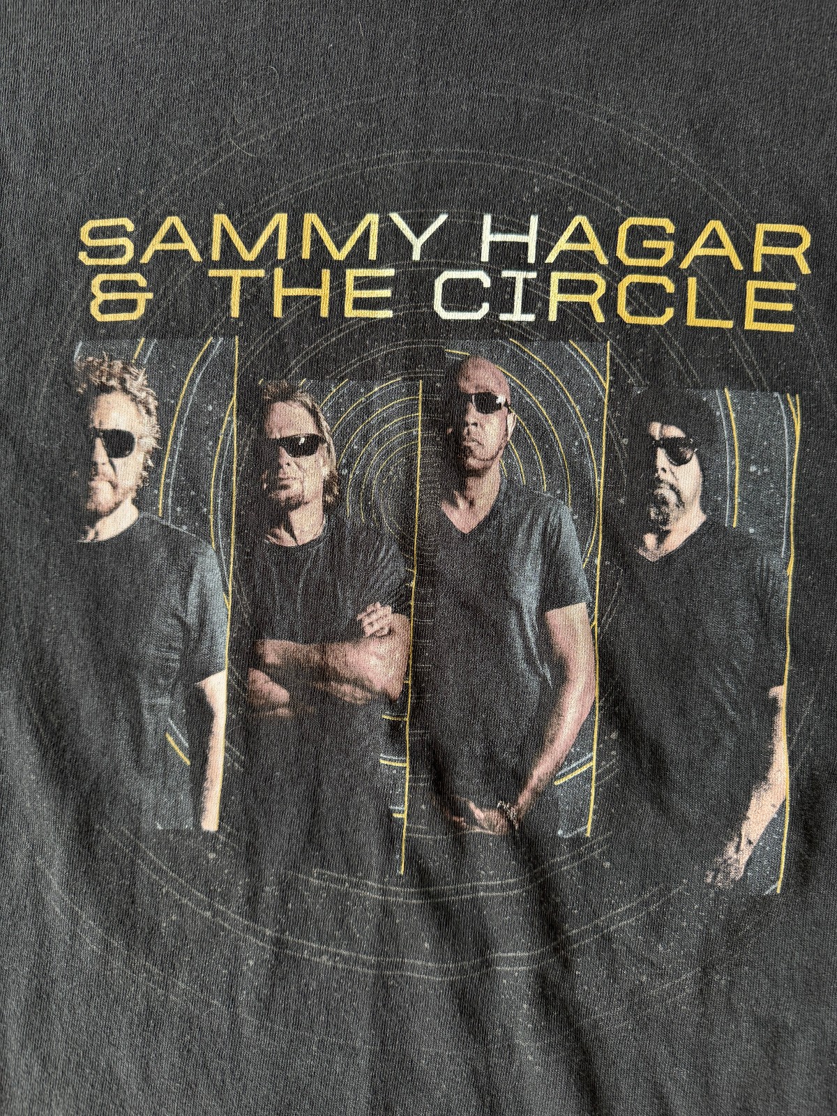 3XL Sammy Hagar & The Circle 2019 Concert Tour T Shirt Black Mens XXXL
