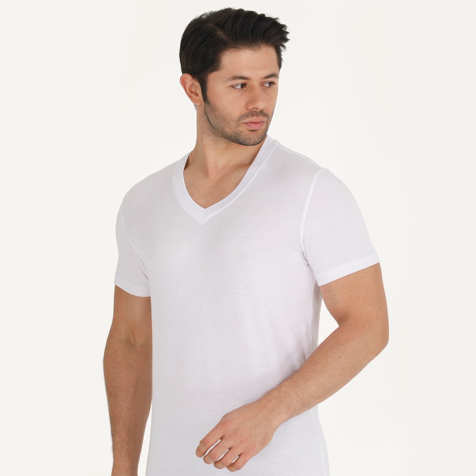 Bamboo V-Neck Undershirt (3 Pack)