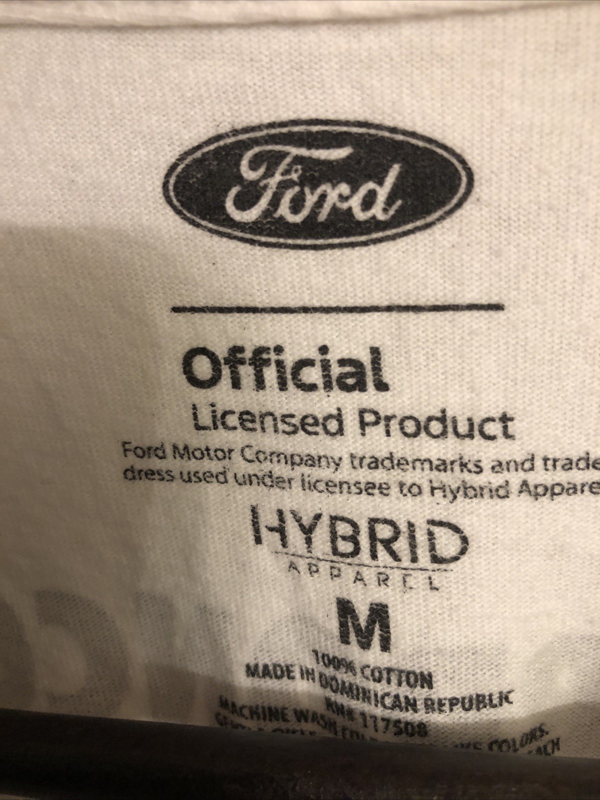 Ford Bronco “Blaze A Bronco Trail…” Size Mens Medium White Graphic Tee. Cotton