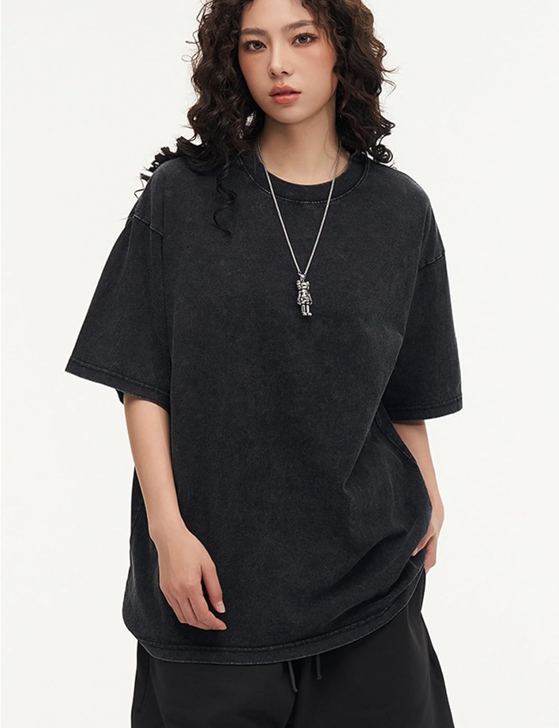 3 Pack Men’s Oversized Vintage T-Shirts – Loose Fit Casual Short Sleeve Tops