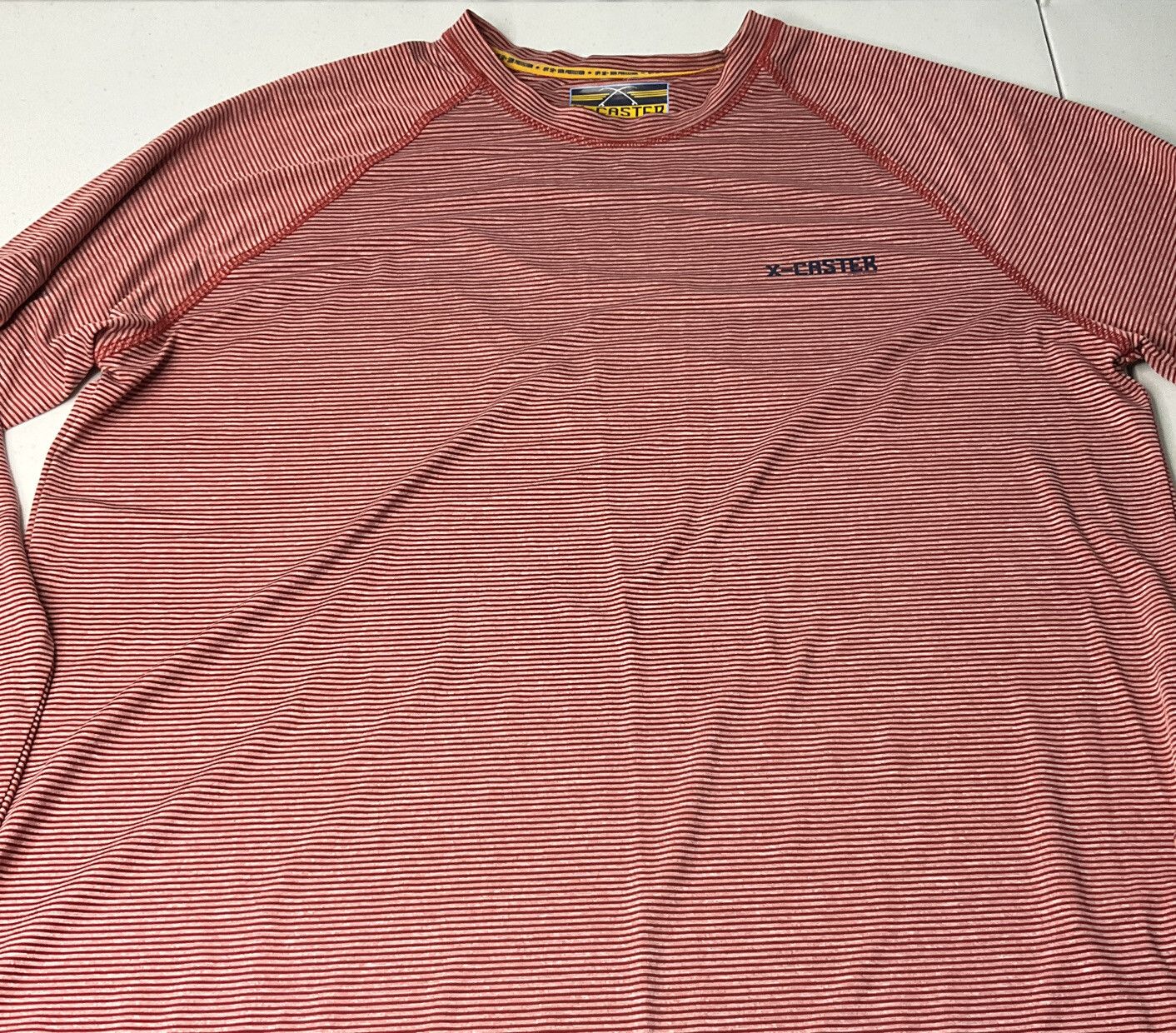 X-Caster Shirt Mens XL UPF 50+ Sun Protection Long Sleeve Fishing Camping Crew