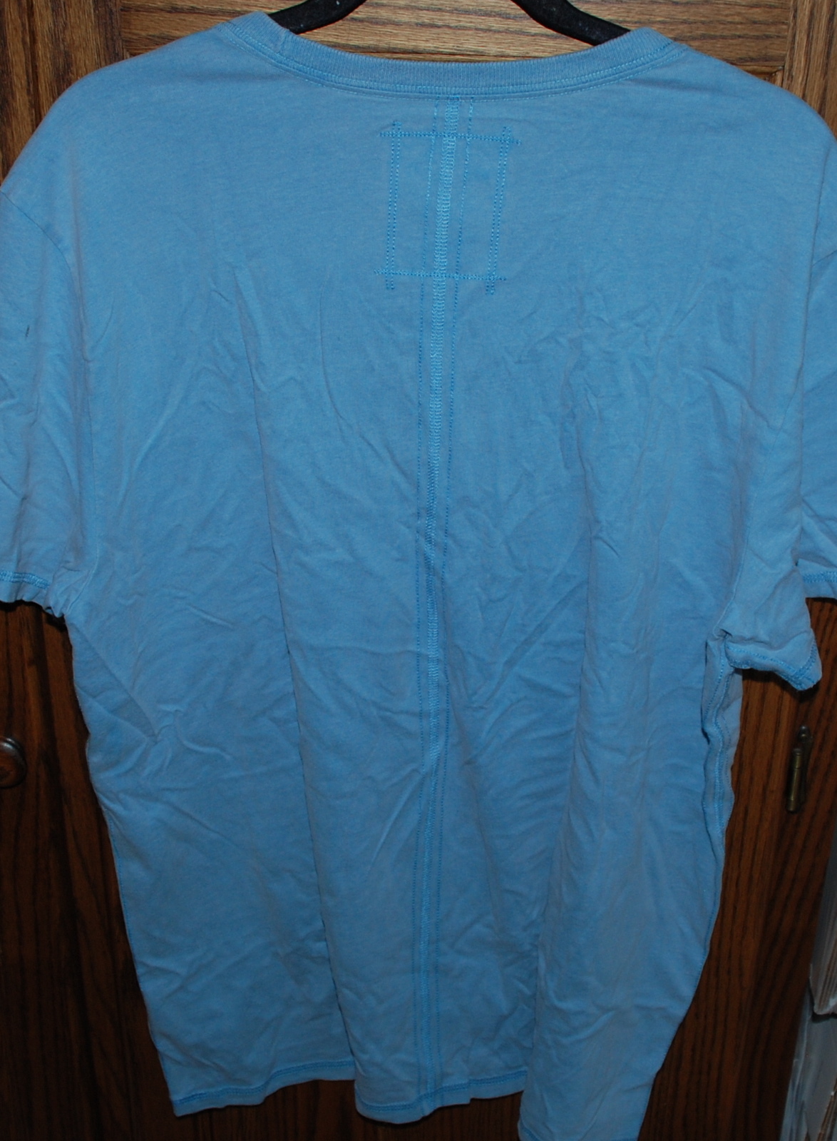 Medium NWT $40 Men’s Life is Good Blue Topnotch SS Semi-fitted Tee LIG Stamp M