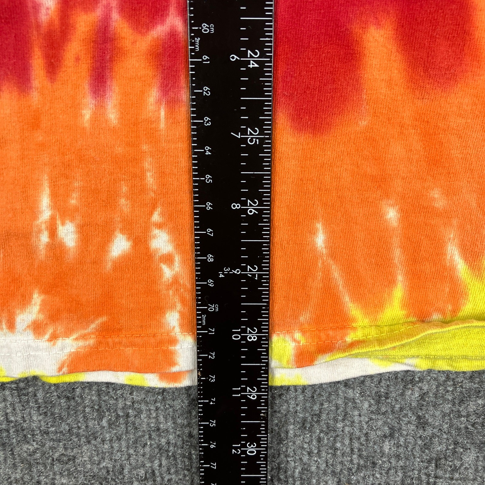 Port and Company Mens T-Shirt Size M Multicolor Tie-Dye Graphic Short Sleeve