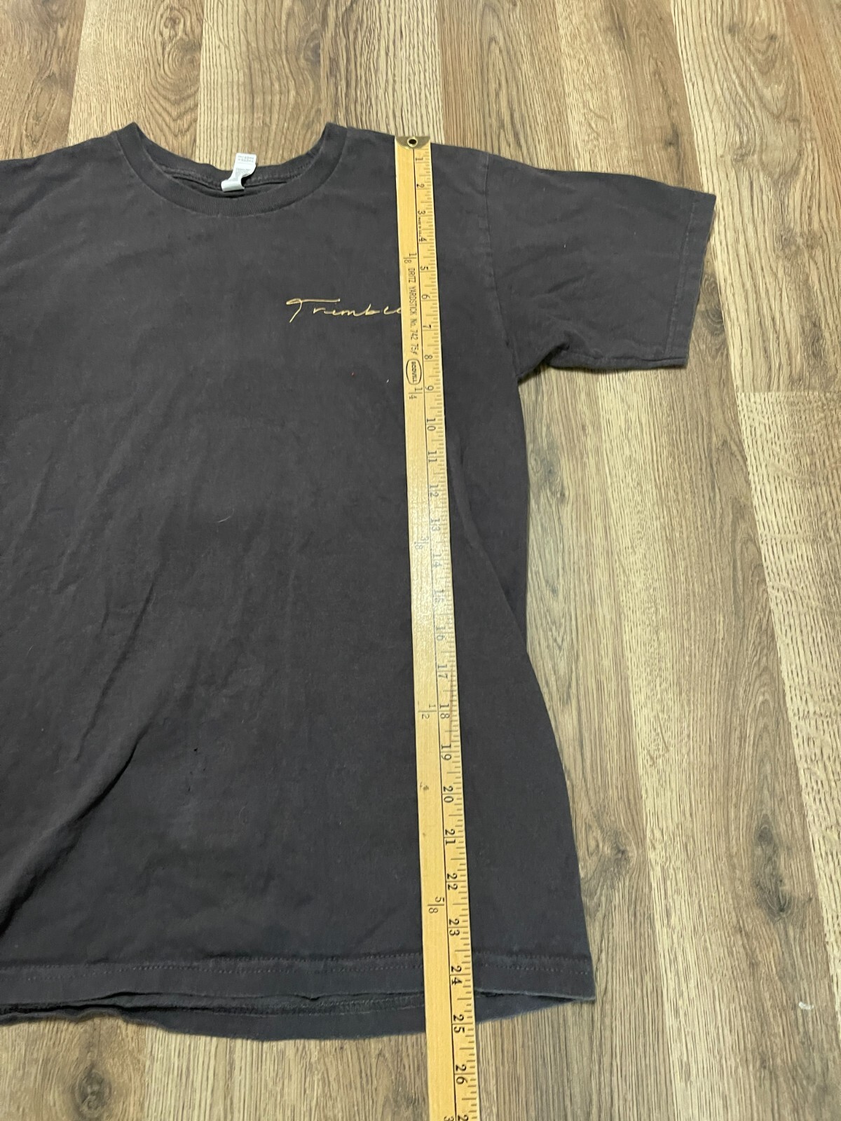 Alstyle Apparel & Activewear Shirt, Men’s Size Small, Gray Yellow, Tremble