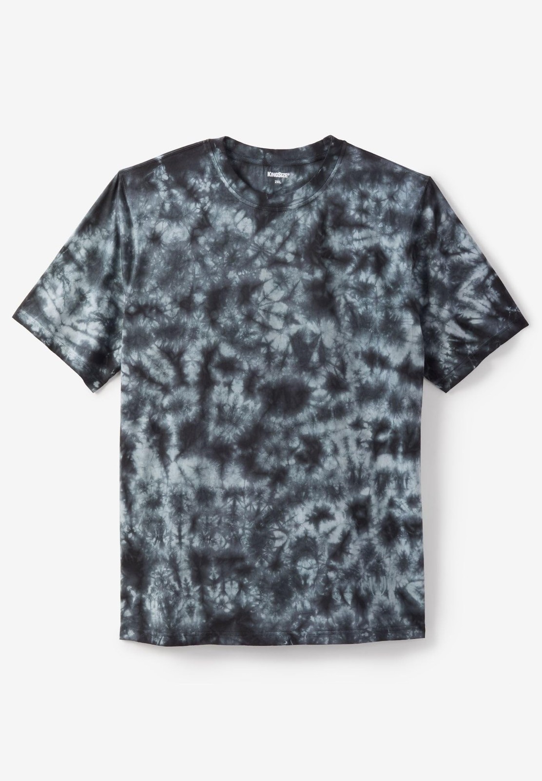 KingSize Men’s Shrink-less Lightweight Crewneck T-shirt Steel Marble XX-Large