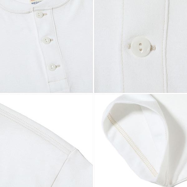 WHITESVILLE HENLEY NECK Short Sleeve 1-PACK T-SHIRT – [ WV79681] Made in Japan