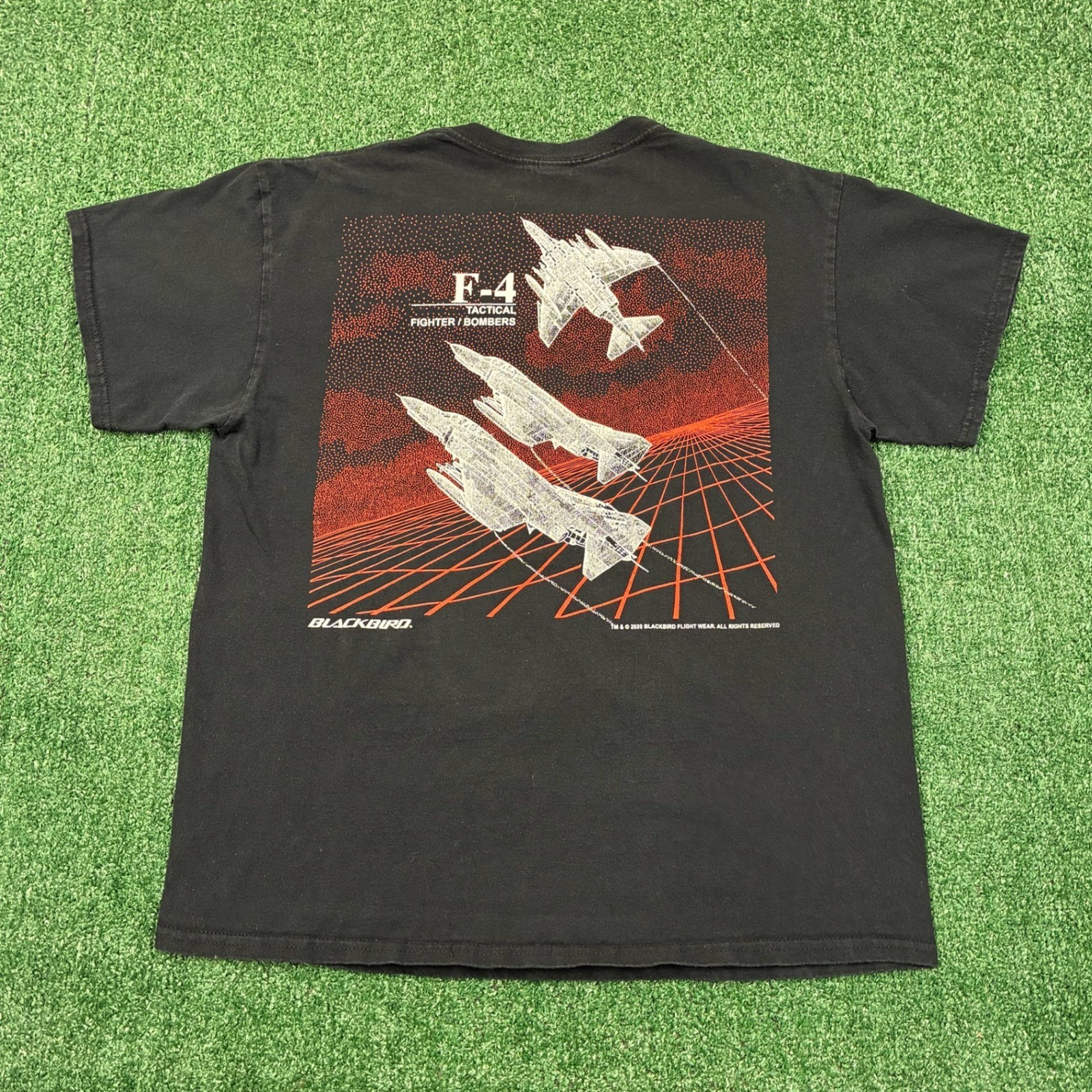 Y2K Blackbird Flight Wear Fighter Jet T-shirt