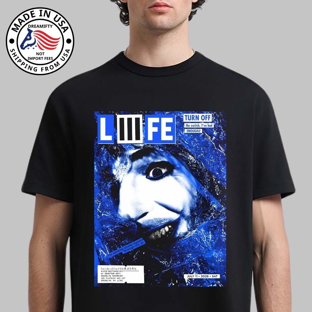 Jack White Brooklyn New York 2026 Brooklyn Paramount On July 11 T-Shirt