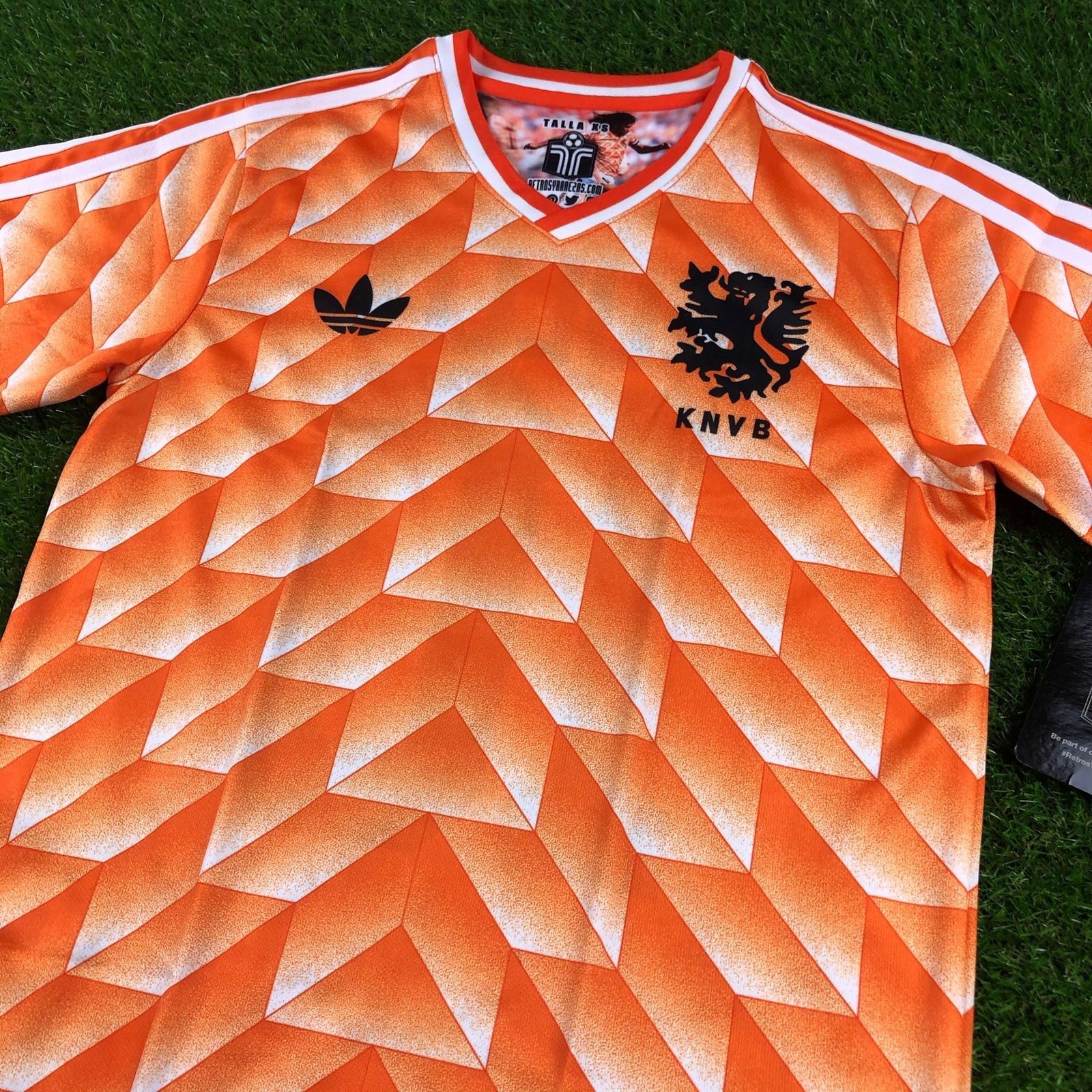 Classic Retro Netherlands Holland 1988 GULLIT 10 Football Shirt Jersey Size M
