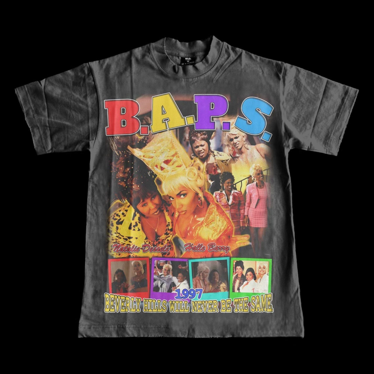 Baps collage tshirt reprint_ vintage movie tshirt