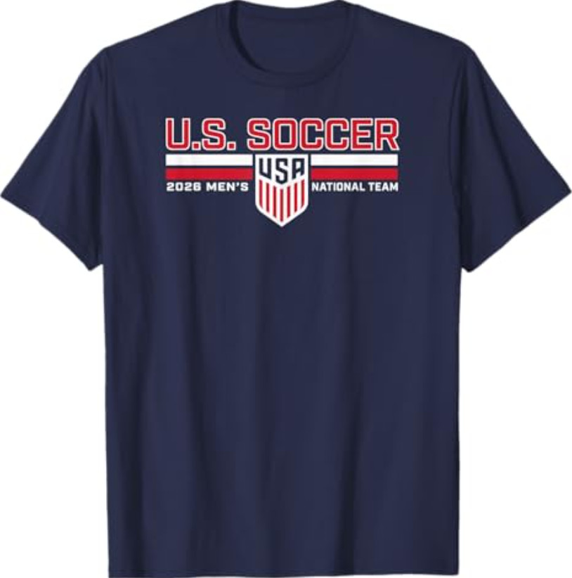 World Cup 2026 USMNT Roster Navy T-Shirt