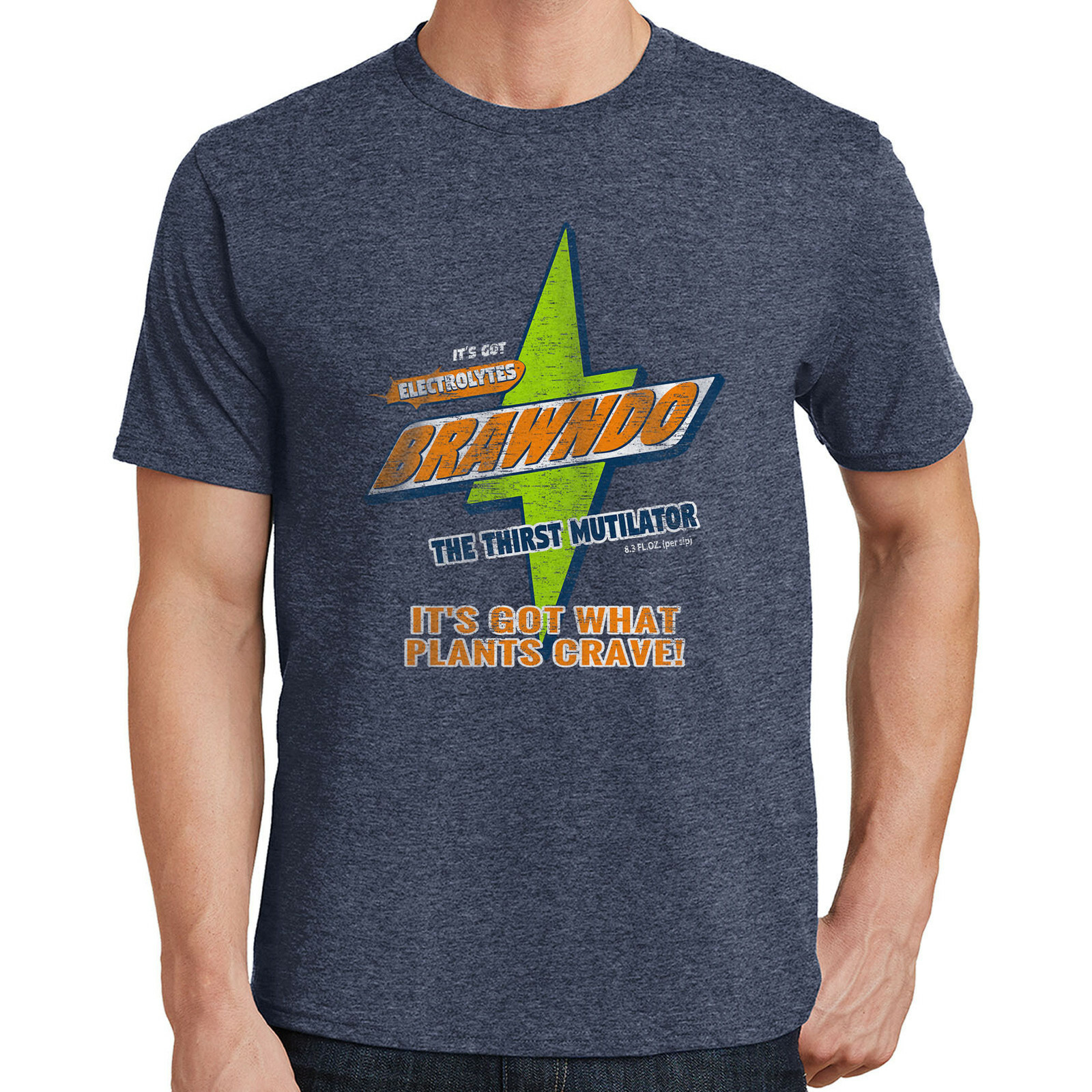 Brawndo Distressed T-Shirt It’s Got What Plants Crave 4043