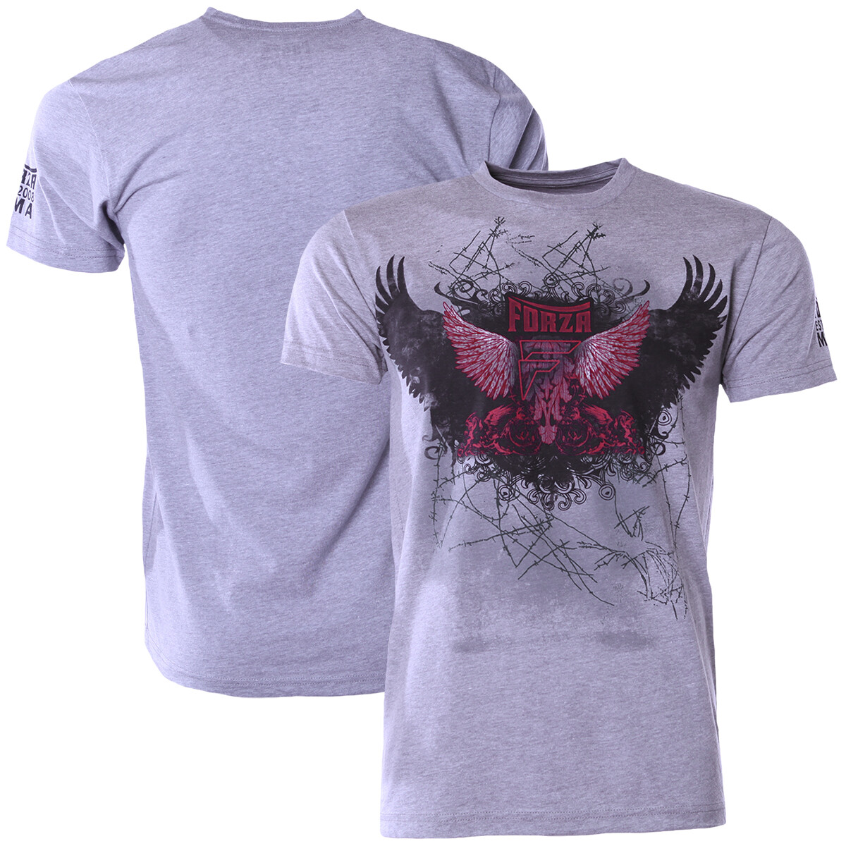 Forza Sports “Soar” MMA T-Shirt – Dark Heather Gray