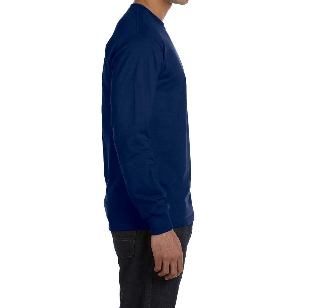 4 Gidan Navy Blue Long Sleeve G540 Heavy Cotton 2 XL