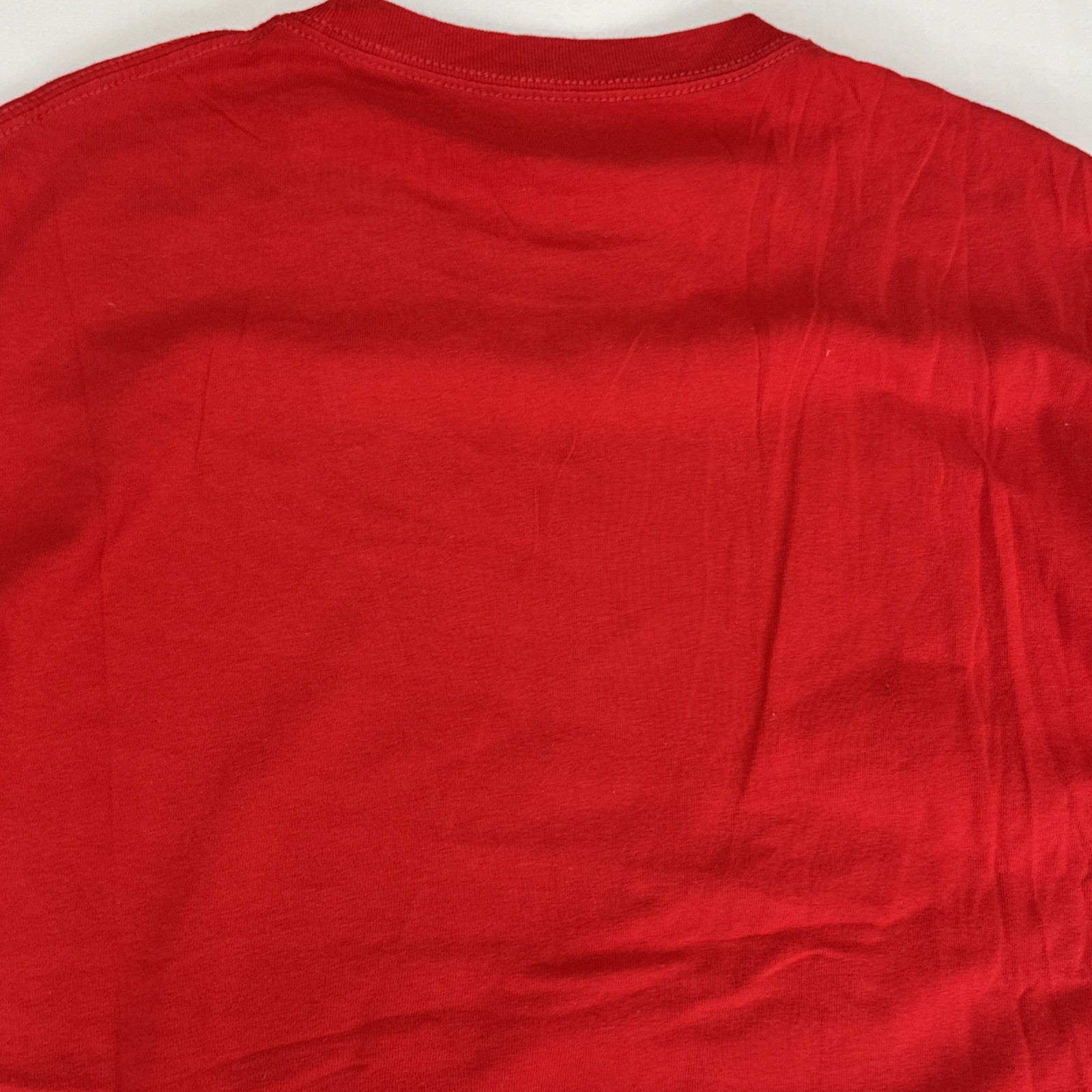Vintage MAJESTIC T Shirt Size XL Red LA ANGELS Big A Silver Halo 2008 MLB