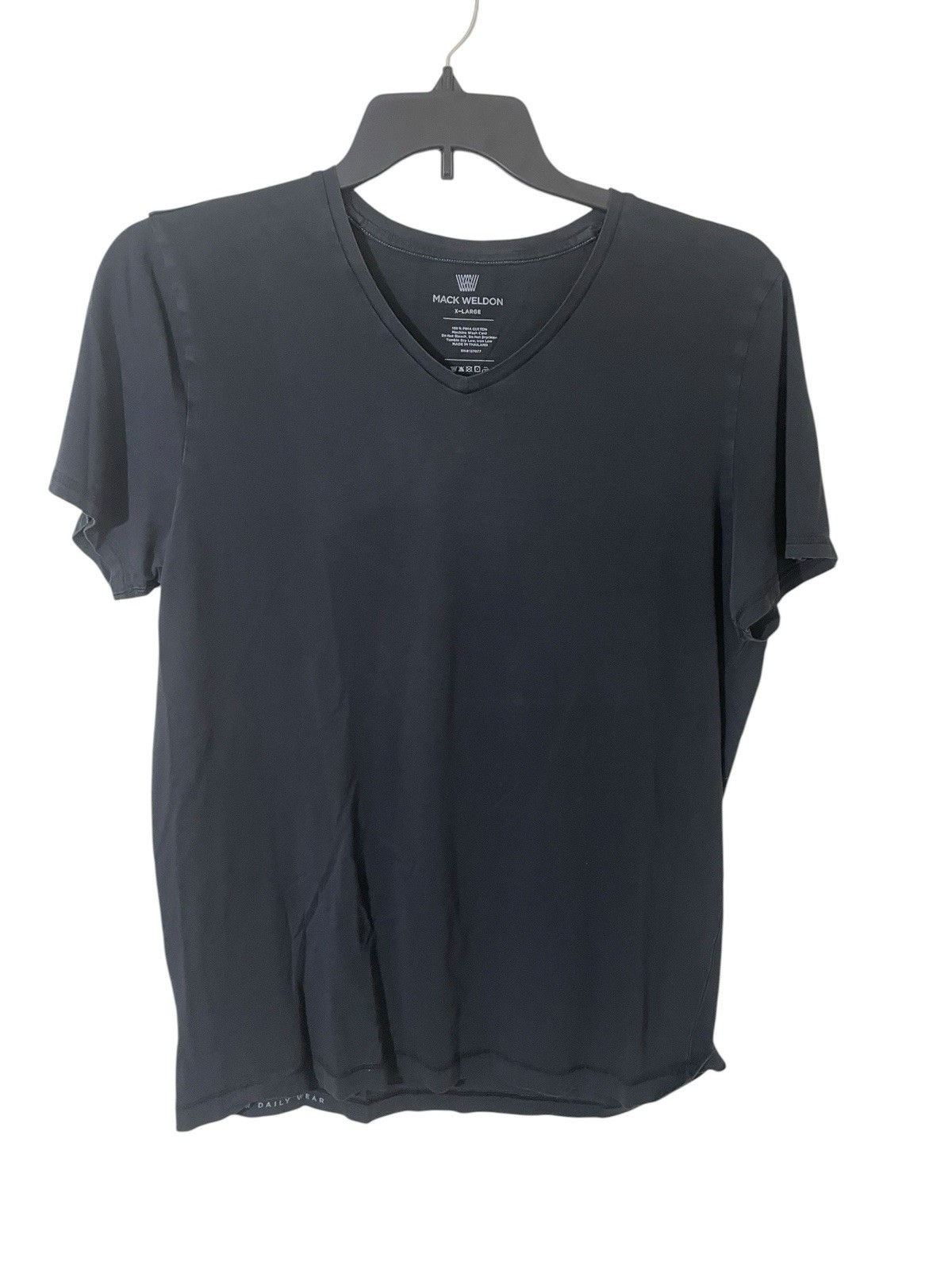Mack Weldon Shirt Men’s XL Black V Neck Tagless Pima Cotton Soft Stretch Tee