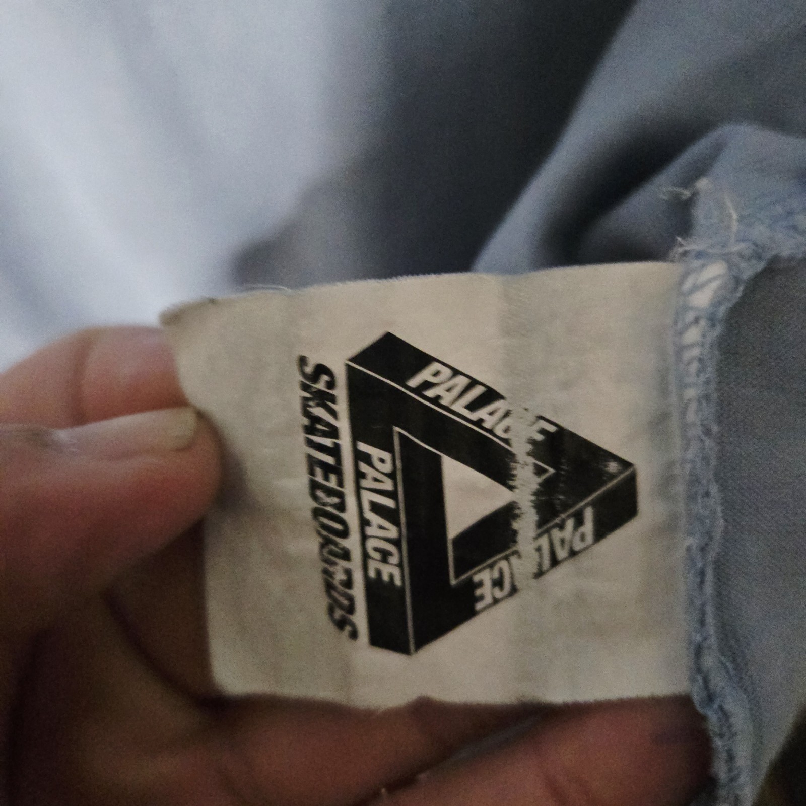 Palace “Sans Ferg” Long Sleeve Tee– Blue Size M