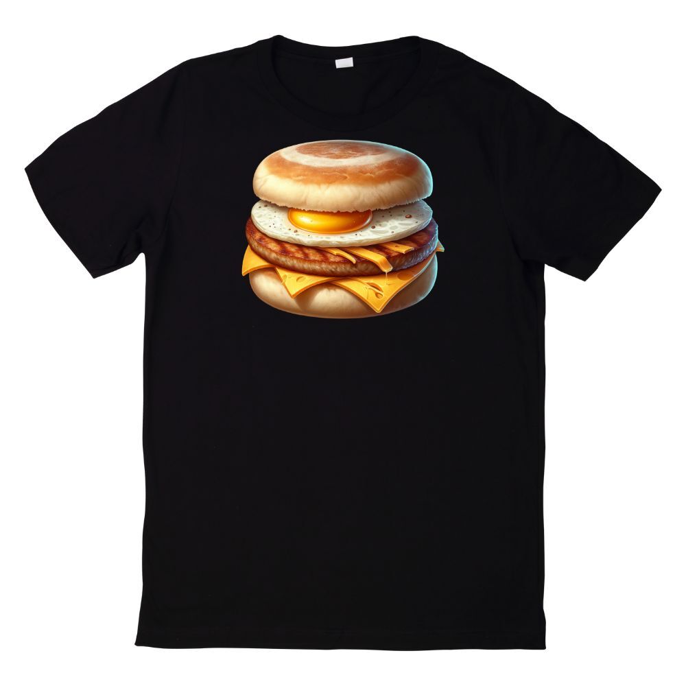 Delicious Fast Food Watercolour Theme T-Shirt