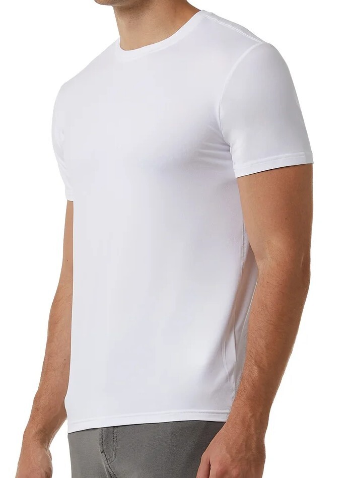 3 PACK – 32 DEGREES COOL MEN’S SHORT SLEEVE CREW NECK SHIRT BLACK OR WHITE