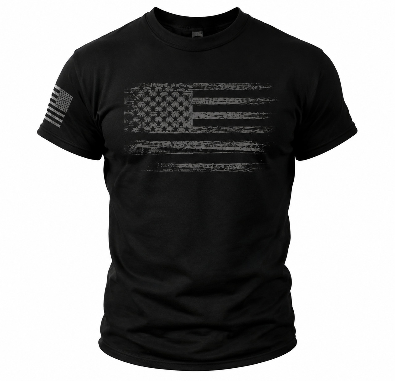 American Flag Tee| USA Patriotic Graphic| Distressed Flag|4th of July Gift.