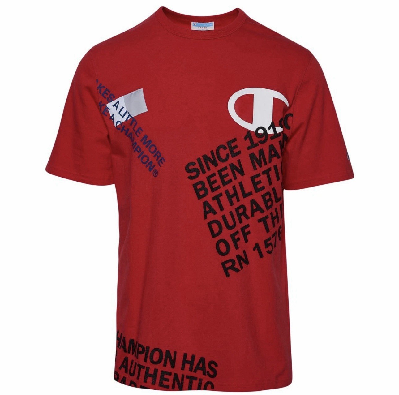 Champion Men’s Heritage Graphic Tee Team Red T1919G-2WC