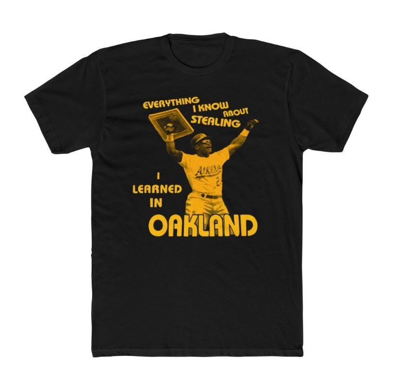 Rickey Henderson Next Level Black All Size S-5Xl Tee Shirt