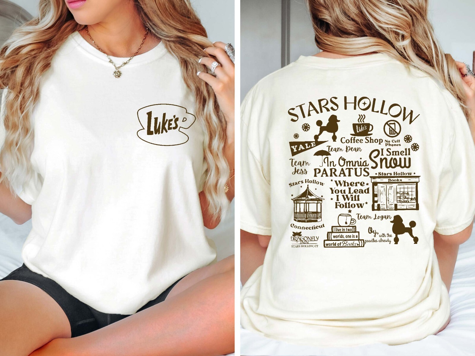 Retro Luke’s Diner T shirt, Welcome to Stars Hollow Comfort Colors Shirt