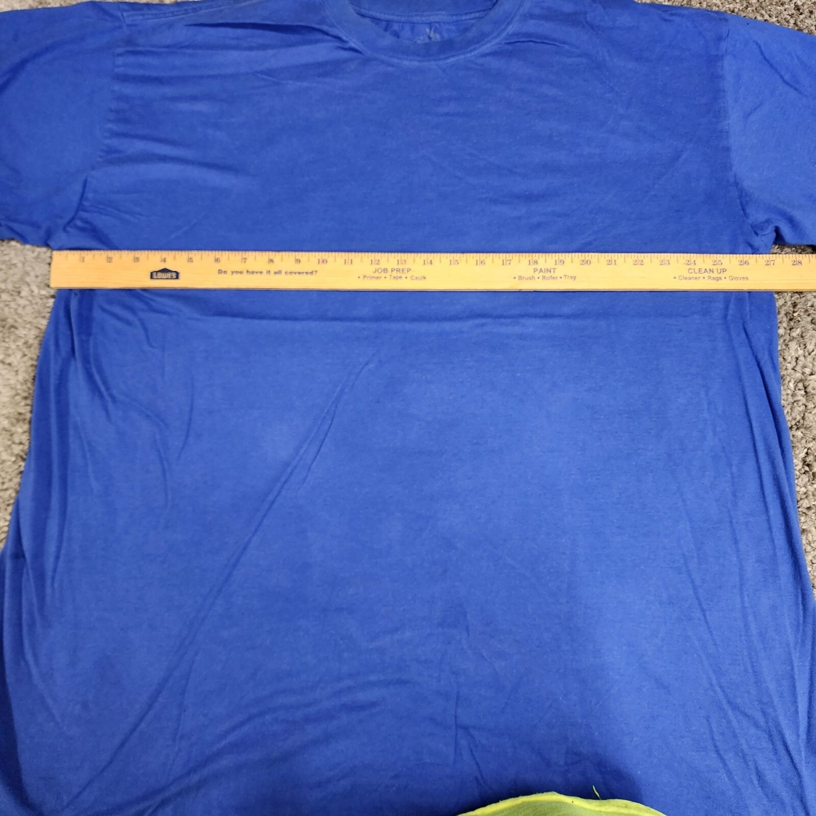 Sada Men T Shirt 5XL Blue Color Work Wear Small Stain