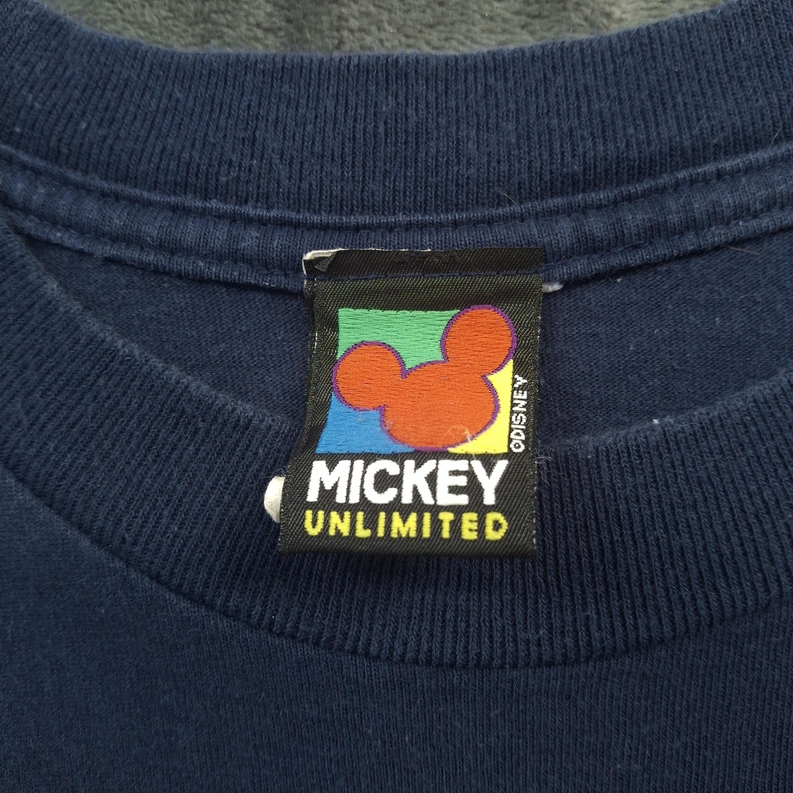 Vtg Mickey Unlimited Limited Edition T Shirt Mens Large Navy USA Disney 90s Tee