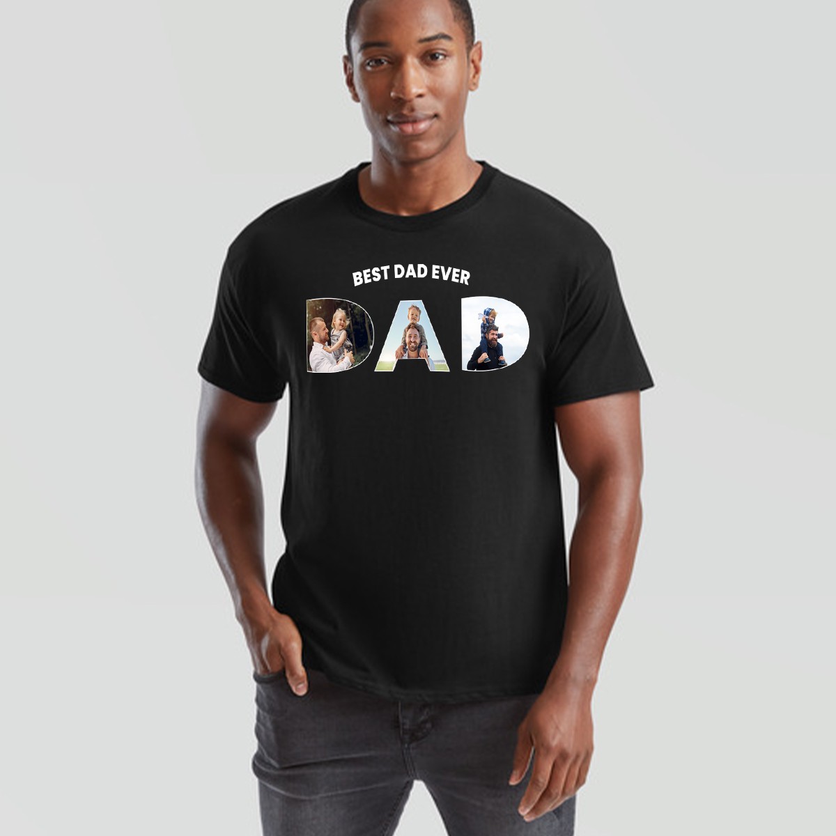Personalised Unisex T Shirts Add Your Photo Text Ultra Soft Front & Back Print