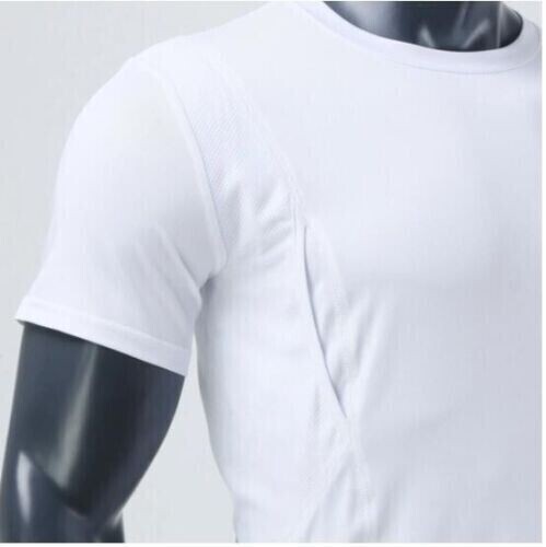 Explosive Man’s T-shirt Concealed Hidden Holster Tactical Invisible Carry Tops