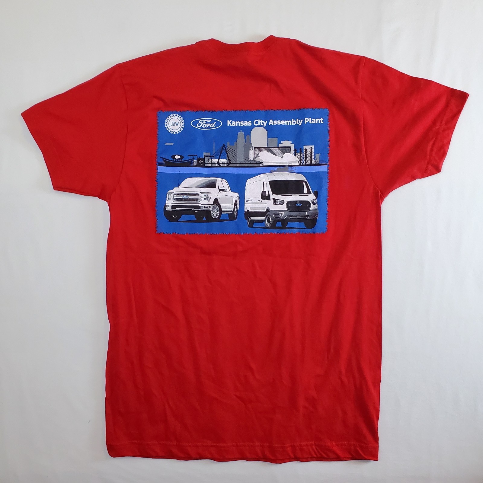 Bayside Red Ford UAW Kansas City Assembly Plant Local 249 – M TShirt Shirt Top
