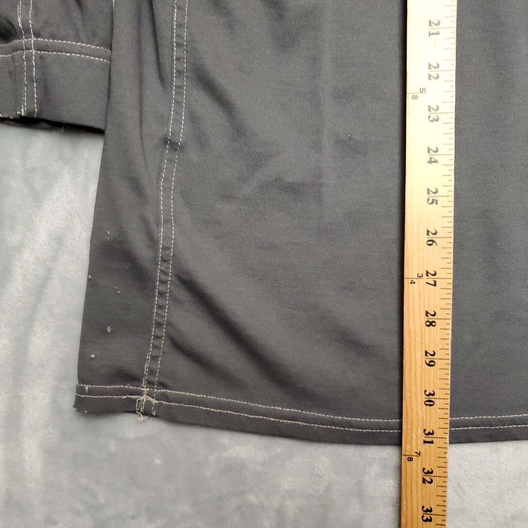 Bulwark FR Shirt Mens XL Gray Henley Flame Fire Resistant iQ Series Workwear