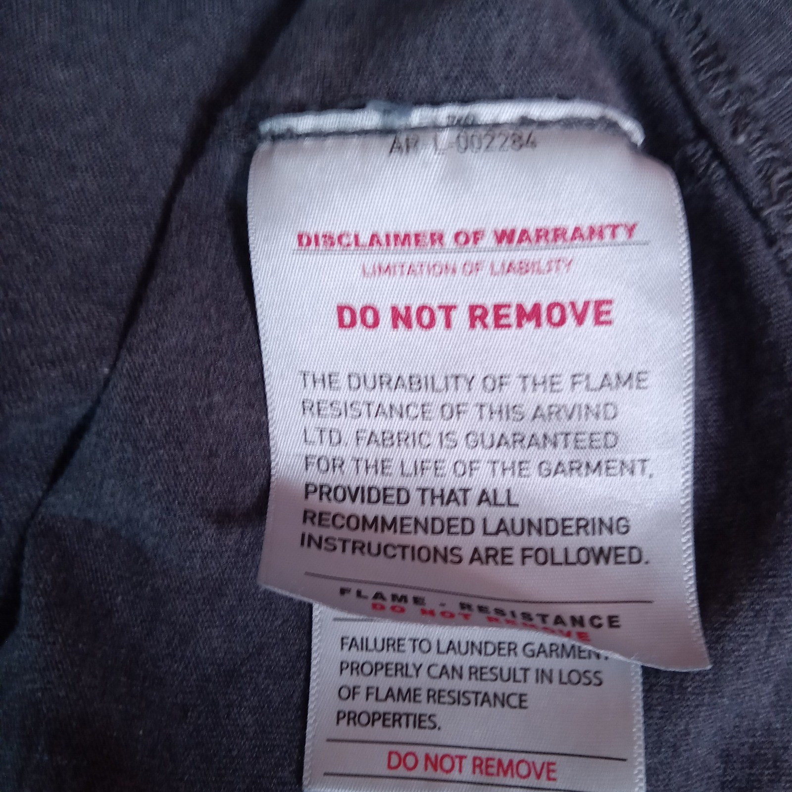 Ariat Work FR Mens XL Gray Flame Resistant Henley Long Sleeve Shirt CAT 2 NFPA