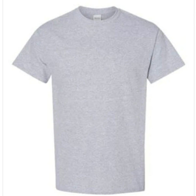 Gildan G500 Adult 5000 Heavy Cotton T-Shirt Unisex Sz M Sport Grey (3 PK) New