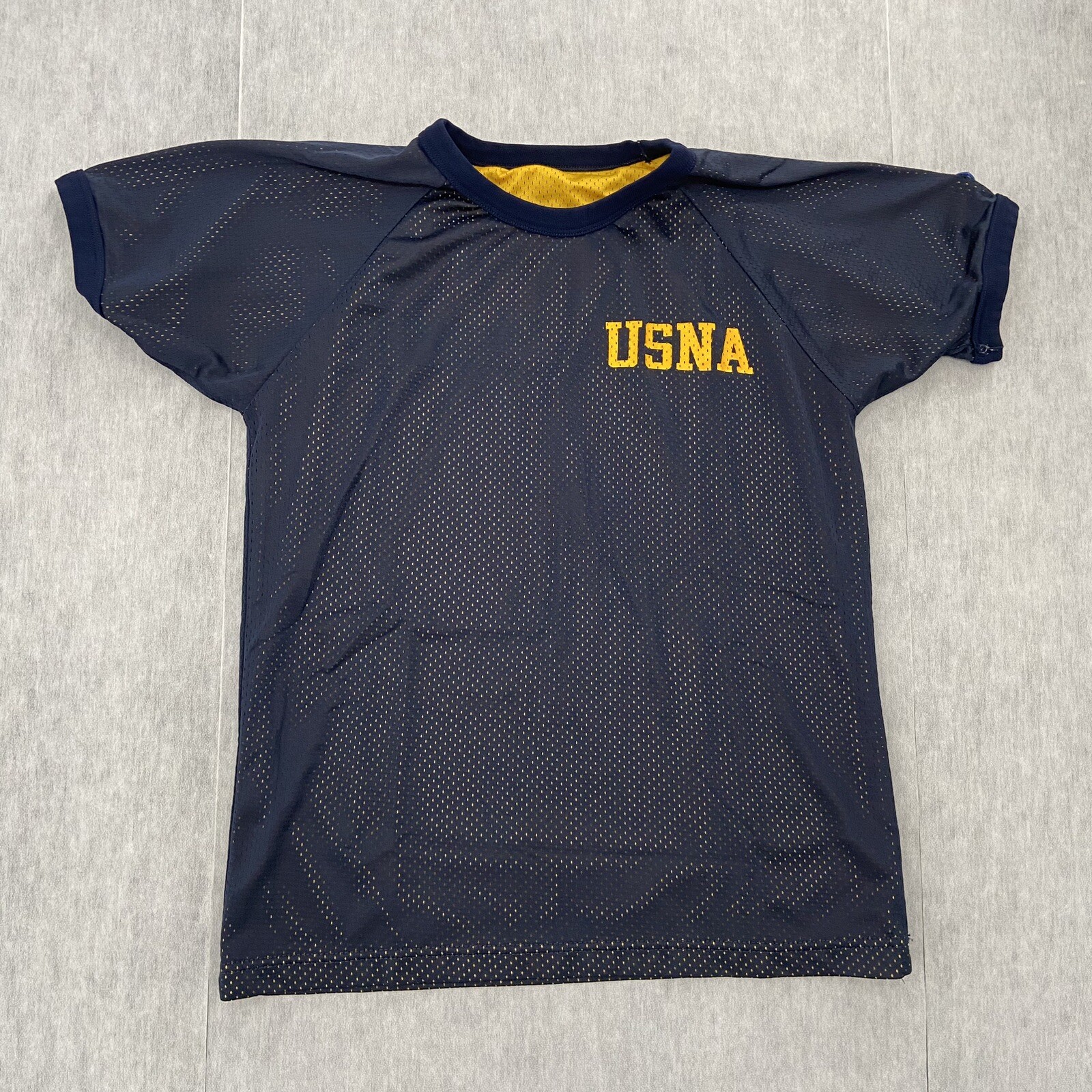 VINTAGE USNA Jersey Adult Medium Champion Naval Academy Reversible Mesh Shirt M