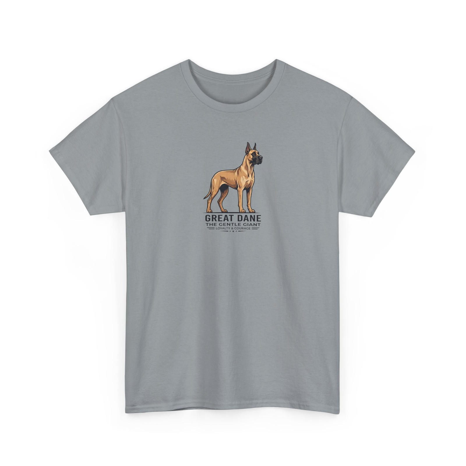 Great Dane Gentle Giant Graphic Tee | Majestic Dog Breed Lover Gift