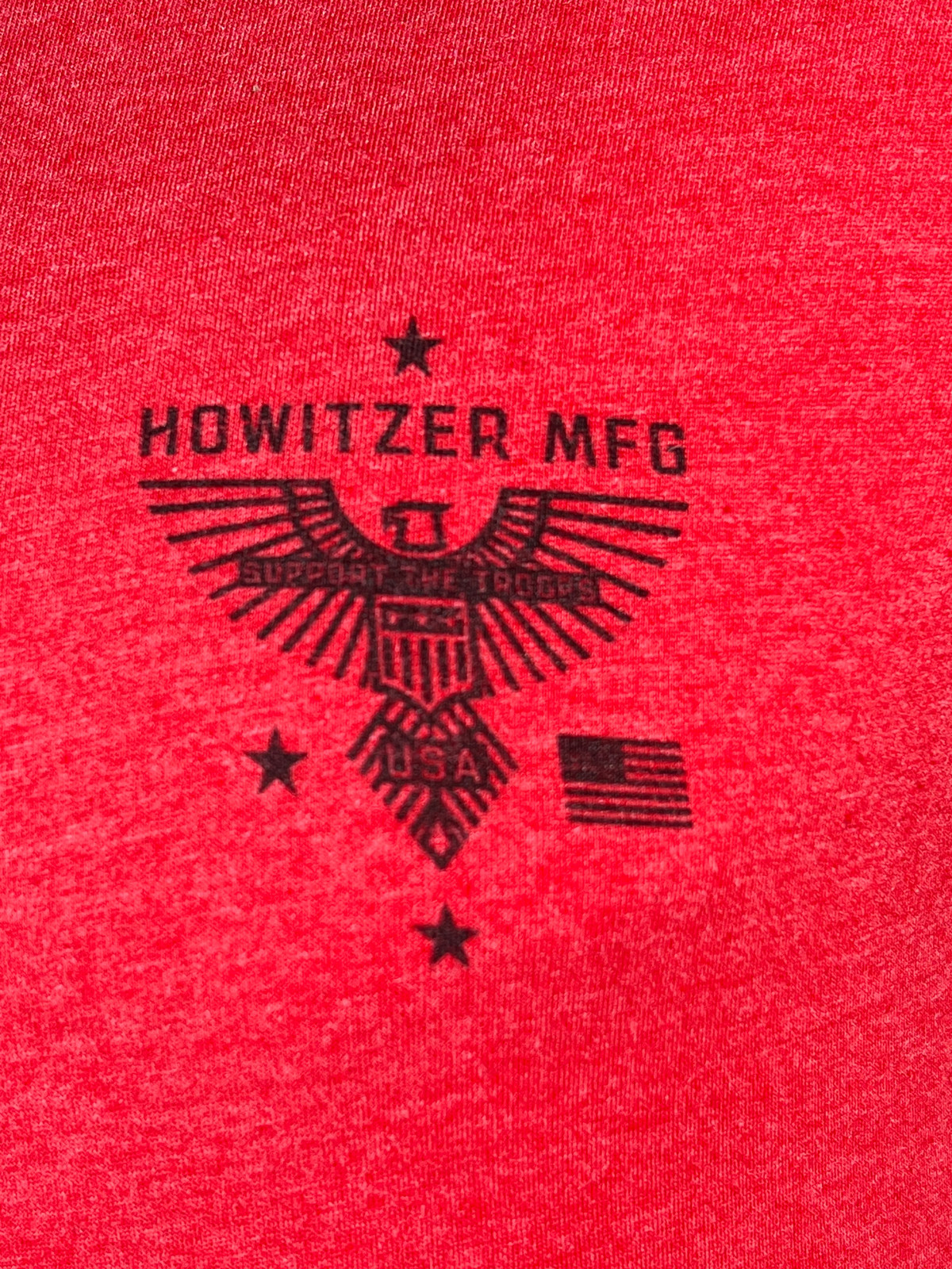 Howitzer Style Men’s T-Shirt Support Military Grunt MFG