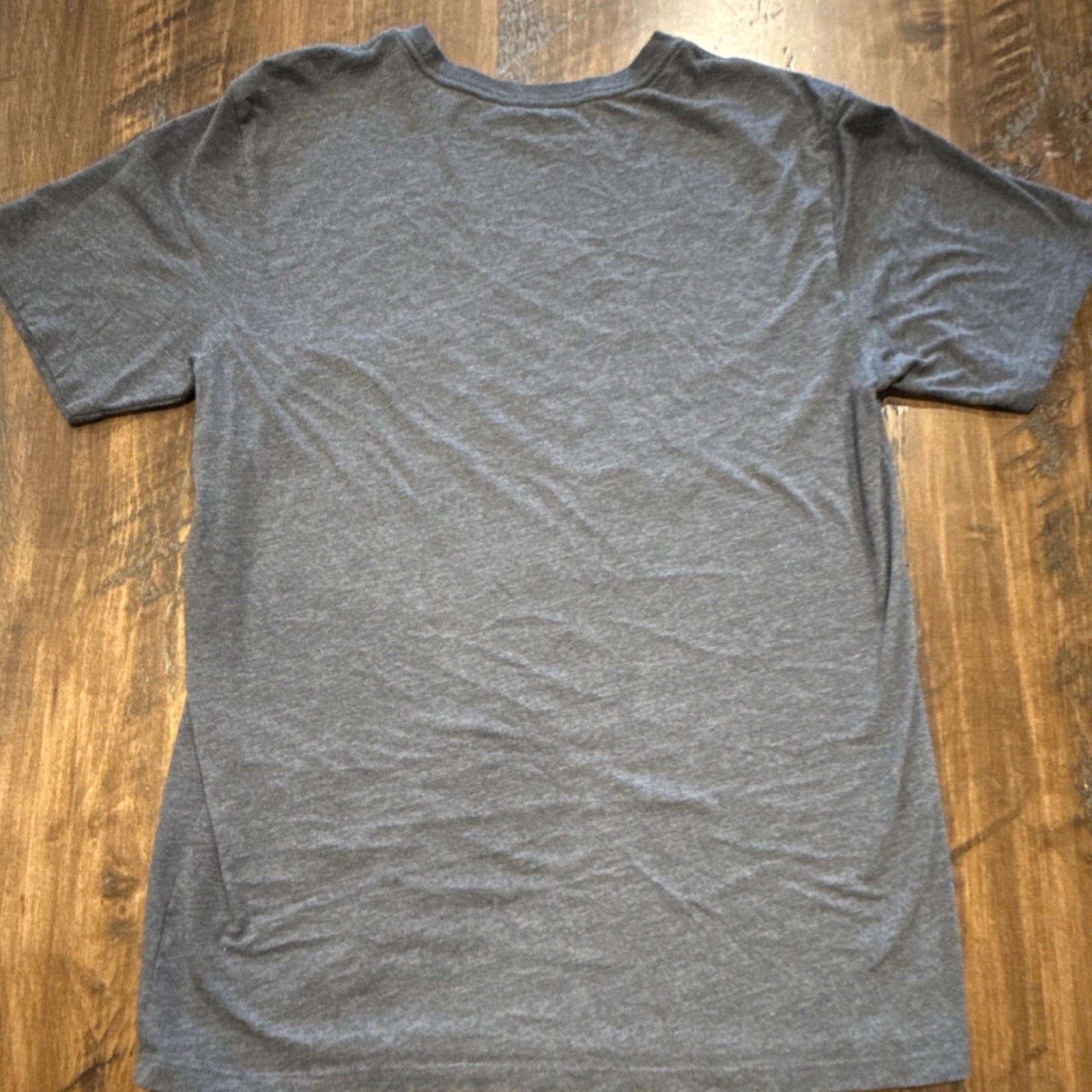 Hurley Men’s Gray Graphic Logo Crew Neck Short Sleeve T-Shirt, Size L