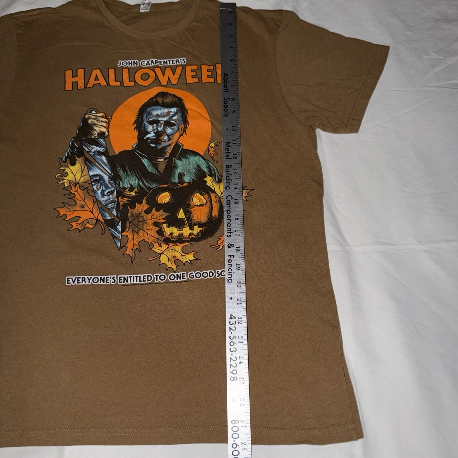 Halloween 1978 Graveyard Goods John Carpenter’s Tee-Shirt Size Large