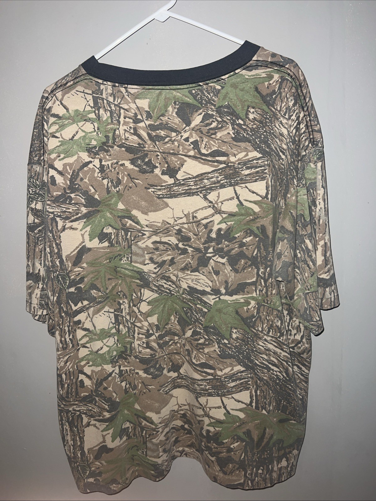 Vintage 90s Realtree Camo Single Stitch T Shirt USA Made Hunting XL