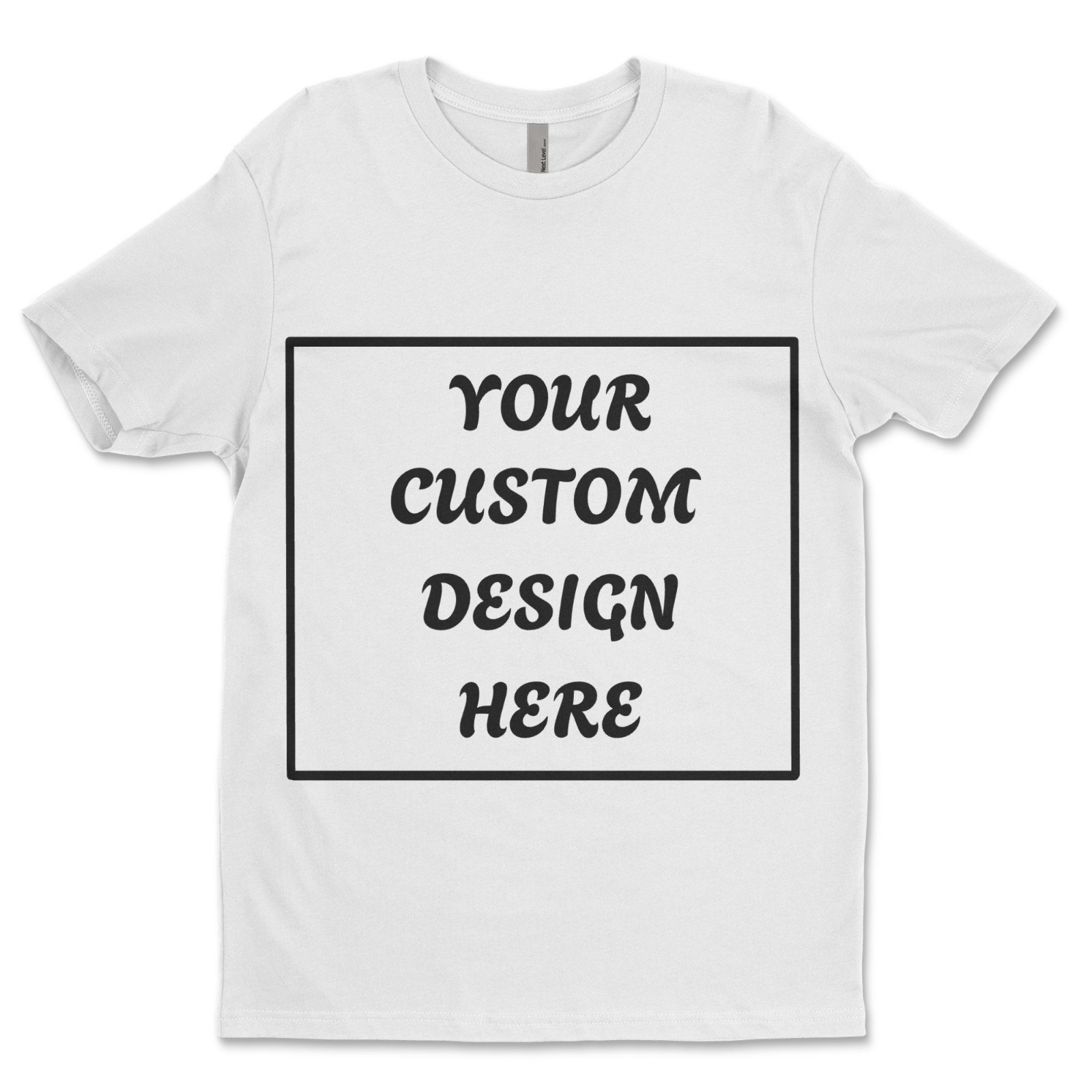Personalized Custom T-ShirtCustomized w/Photo, Text, Logo DTF on nextlevel shirt