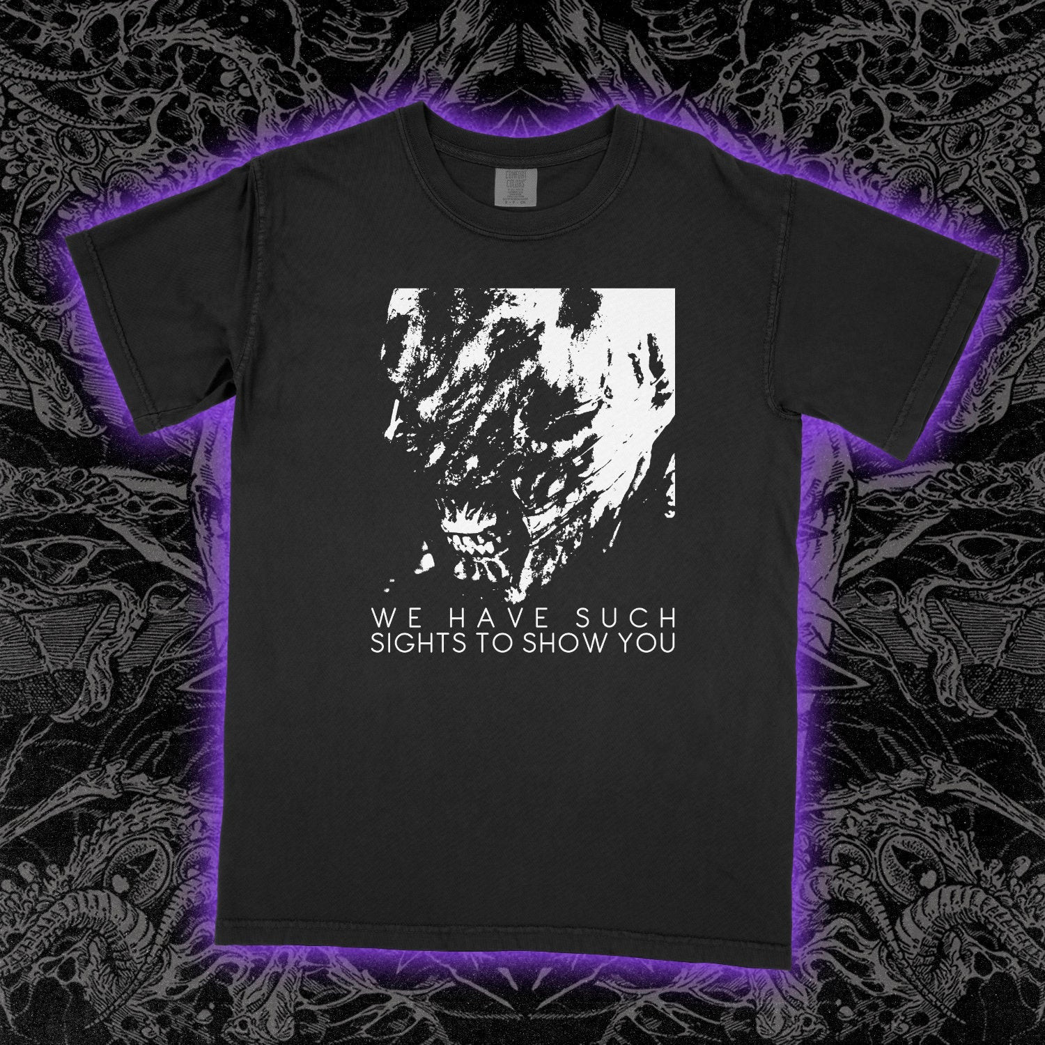 Hellraiser Chatterer T-Shirt Horror Movie Graphic Tee Cult Classic Cenobite