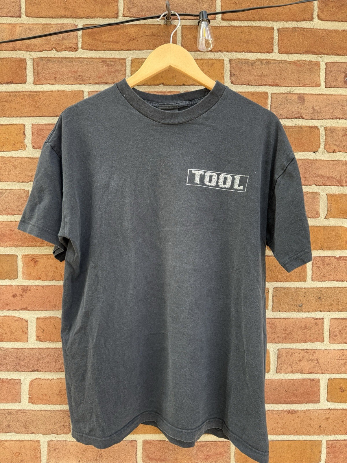 Vintage Tool Band T-Shirt Mens XL Black Fetus Skeleton Graphic Rock Metal Y2K