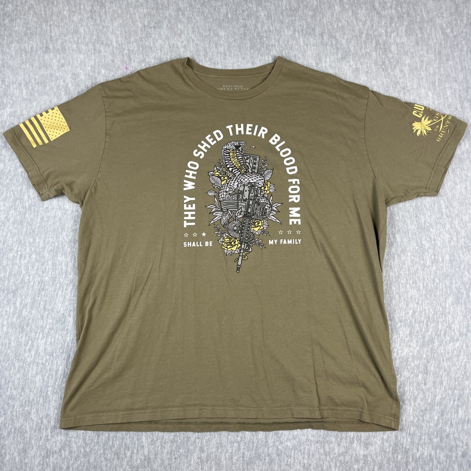 Grunt Style CLUB MEMBER GRUNT XXXL T-shirt 3XL Lot of 4 Shirts See Description