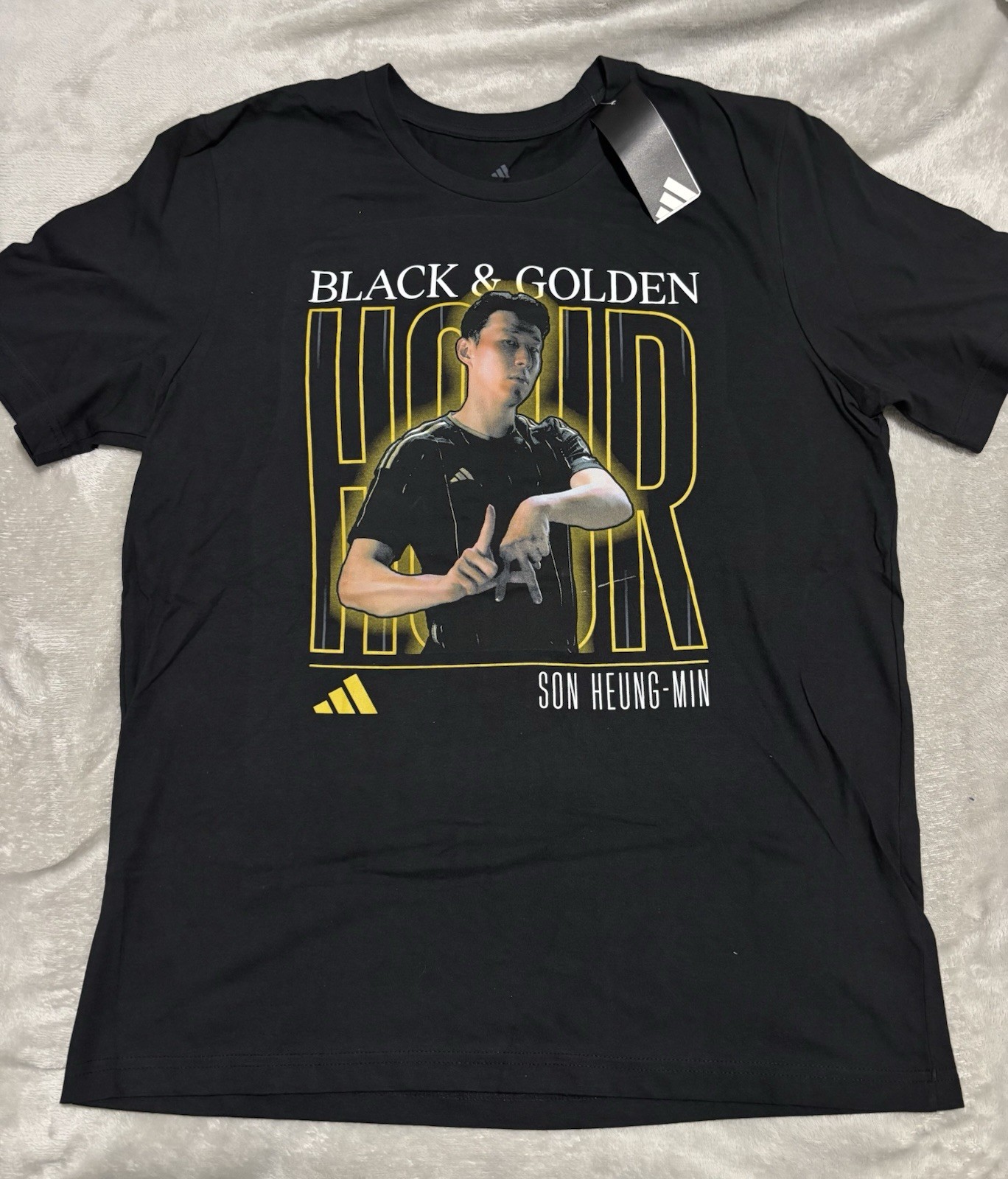 adidas Son Heung-Min Men’s LAFC Black Fresh T-Shirt Short Sleeve T-Shirt L NWT