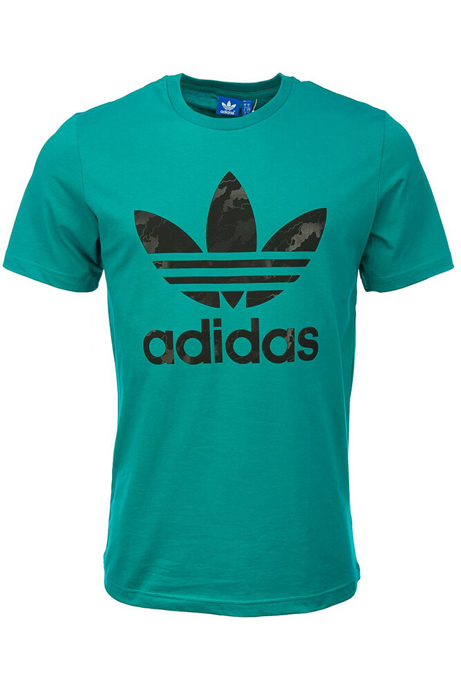 Adidas Men’s T-Shirt Trefoil Logo Design Graphic Classic Short Sleeve Shirt