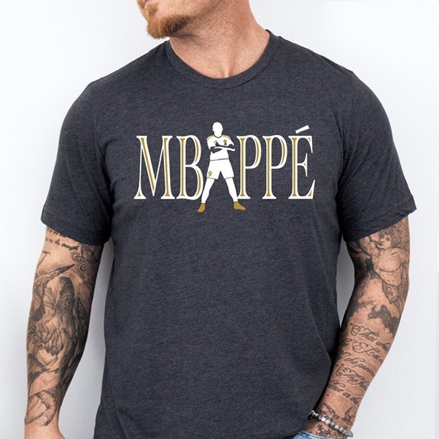 MBAPPE | PARIS Football Club themed Soft Ring Spun Pre-Shrunk Cotton T-Shirt