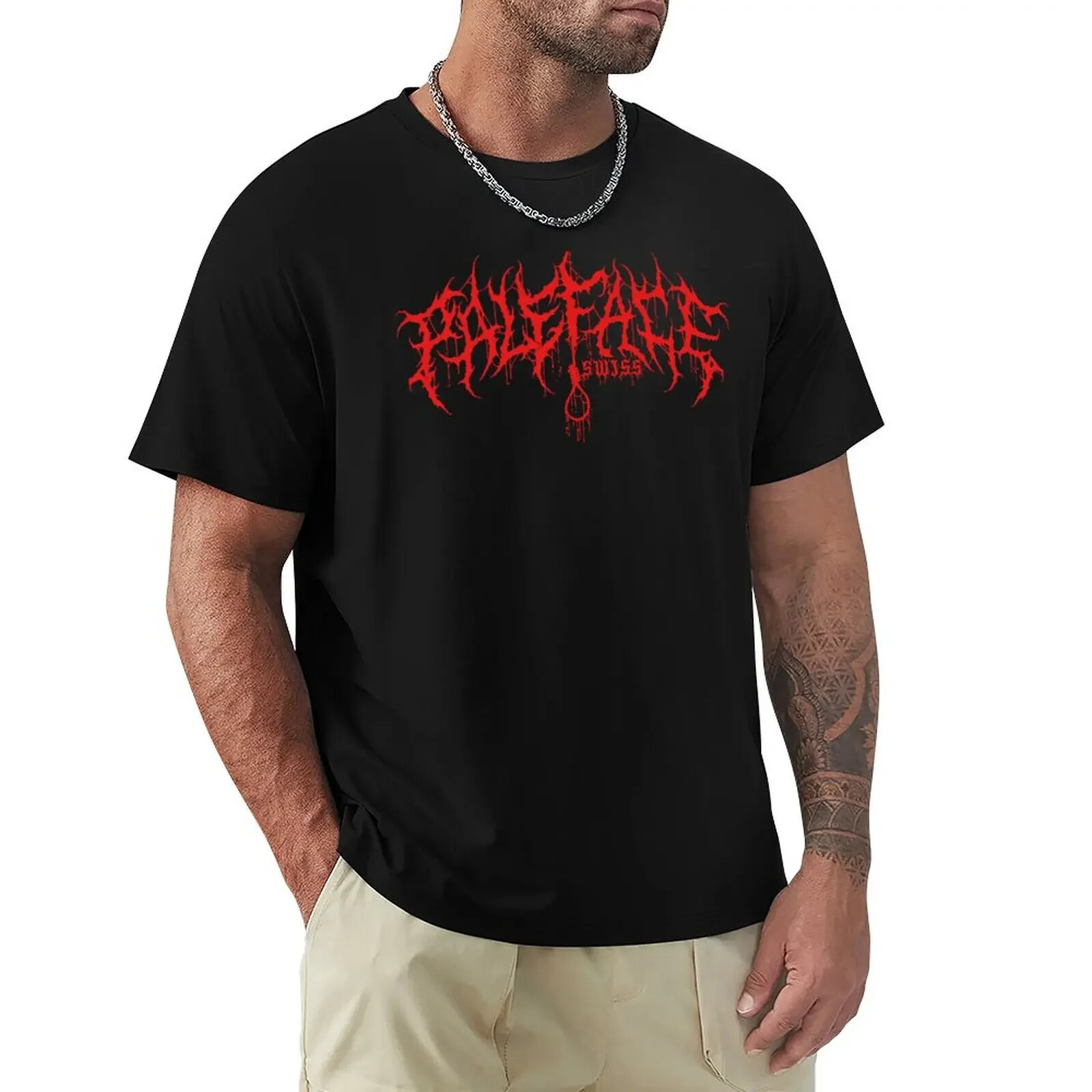 korean fashion quick-drying blanks mens tall t shirts Paleface Swiss Paleface